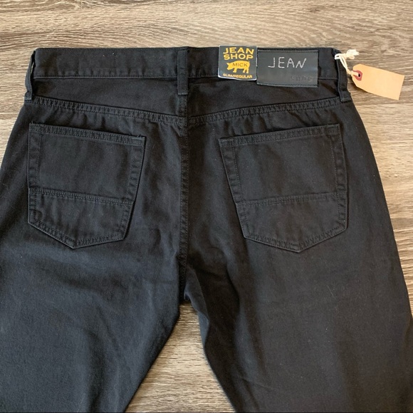 Jean Shop Men’s Mick Selvedge Denim Black Jeans 31Wx33L NWT - Picture 7 of 10